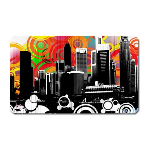 City Town Magnet (Rectangular) from ArtsNow.com Front