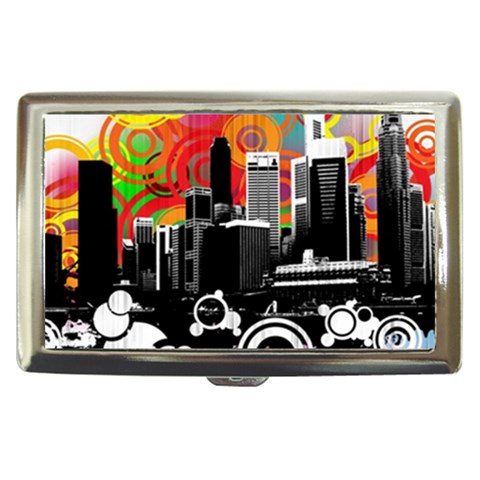 City Town Cigarette Money Case from ArtsNow.com Front