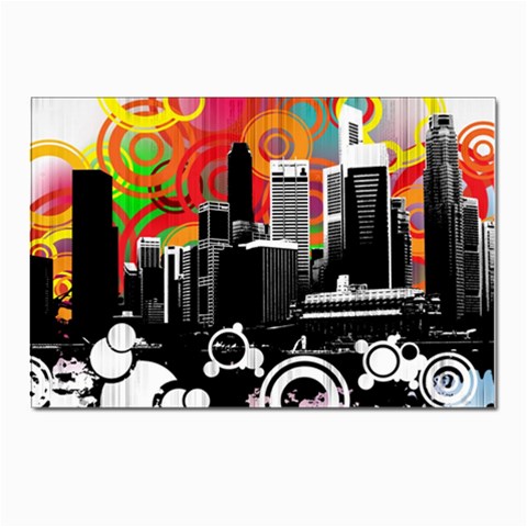 City Town Postcard 4 x 6  (Pkg of 10) from ArtsNow.com Front