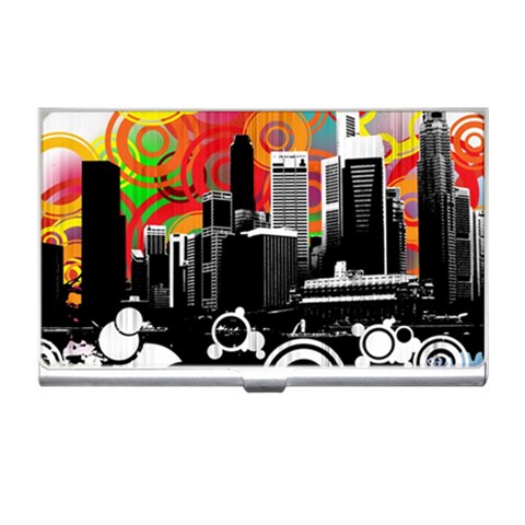 City Town Business Card Holder from ArtsNow.com Front