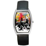 City Town Barrel Style Metal Watch