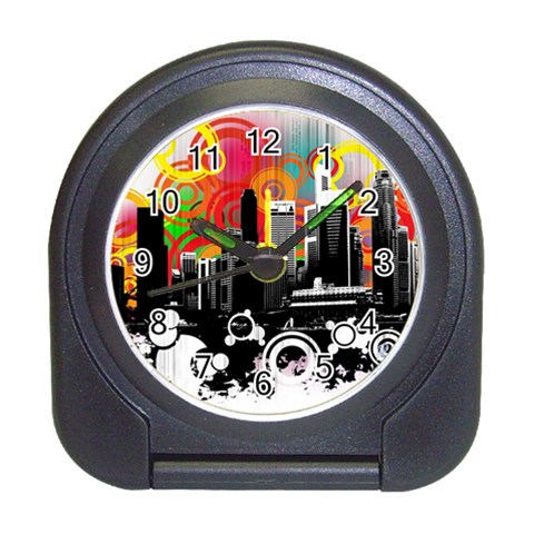 City Town Travel Alarm Clock from ArtsNow.com Front
