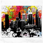 City Town Jigsaw Puzzle (Rectangular)