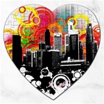 City Town Jigsaw Puzzle (Heart)