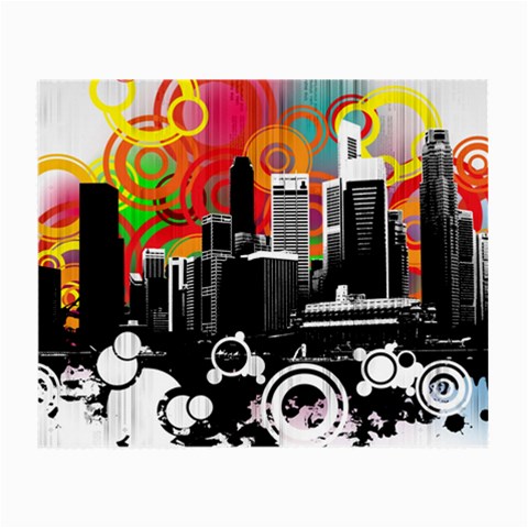 City Town Small Glasses Cloth from ArtsNow.com Front