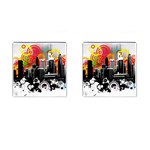 City Town Cufflinks (Square)