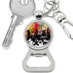 City Town Bottle Opener Key Chain
