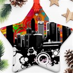 City Town Star Ornament (Two Sides)