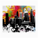 City Town Small Glasses Cloth (2 Sides)