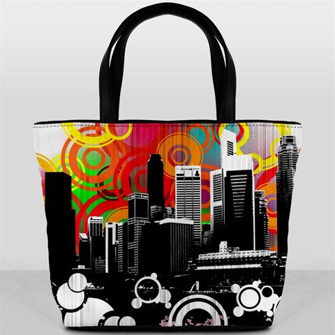 City Town Bucket Bag from ArtsNow.com Back