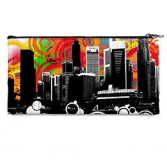 City Town Pencil Case from ArtsNow.com Back