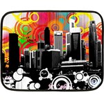 City Town Double Sided Fleece Blanket (Mini)