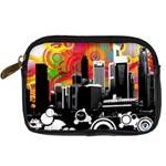 City Town Digital Camera Leather Case