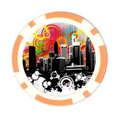City Town Poker Chip Card Guard (10 pack) from ArtsNow.com Back