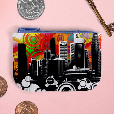 City Town Mini Coin Purse from ArtsNow.com Front