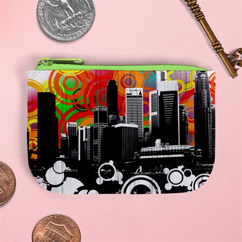 City Town Mini Coin Purse from ArtsNow.com Front