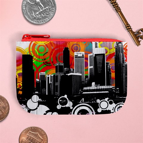 City Town Mini Coin Purse from ArtsNow.com Front
