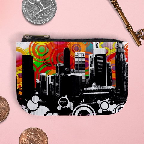 City Town Mini Coin Purse from ArtsNow.com Front