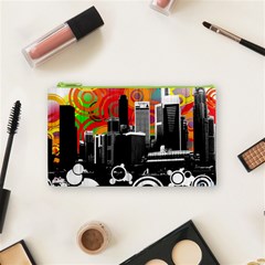 City Town Cosmetic Bag (Small) from ArtsNow.com Front