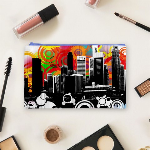 City Town Cosmetic Bag (Medium) from ArtsNow.com Front