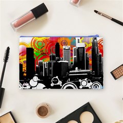 City Town Cosmetic Bag (Medium) from ArtsNow.com Back