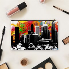 City Town Cosmetic Bag (Medium) from ArtsNow.com Back
