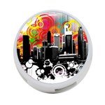 City Town 4-Port USB Hub (One Side)