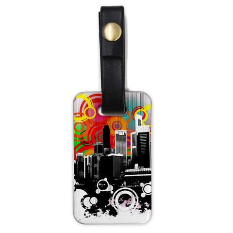 City Town Luggage Tag (one side) from ArtsNow.com Front