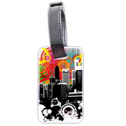 City Town Luggage Tag (two sides) from ArtsNow.com Back