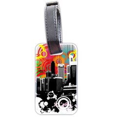 City Town Luggage Tag (two sides) from ArtsNow.com Back