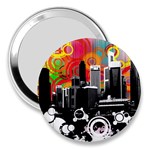 City Town 3  Handbag Mirror