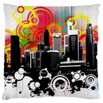 City Town Standard Flano Cushion Case (One Side)
