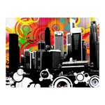 City Town Double Sided Flano Blanket (Mini)