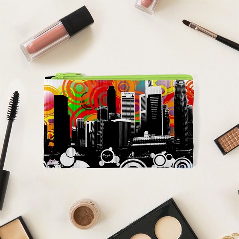 City Town Cosmetic Bag (XS) from ArtsNow.com Front