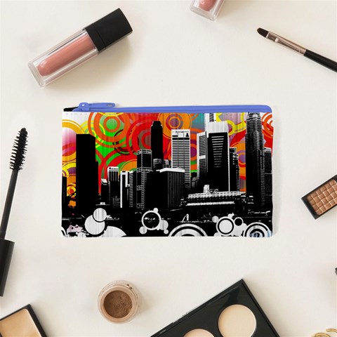 City Town Cosmetic Bag (XS) from ArtsNow.com Front