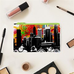 City Town Cosmetic Bag (XS) from ArtsNow.com Front