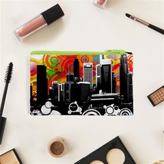 City Town Cosmetic Bag (XS) from ArtsNow.com Back