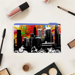City Town Cosmetic Bag (XS) from ArtsNow.com Back