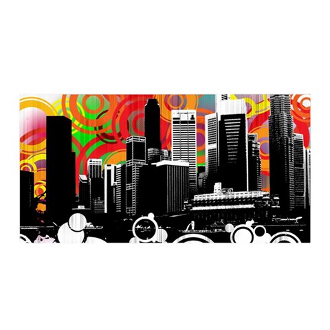City Town Satin Wrap from ArtsNow.com Front