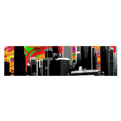 City Town Satin Scarf (Oblong) from ArtsNow.com Front