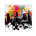 City Town Small Satin Scarf (Square)