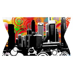 City Town Yoga Cropped Leggings from ArtsNow.com Waistband Front