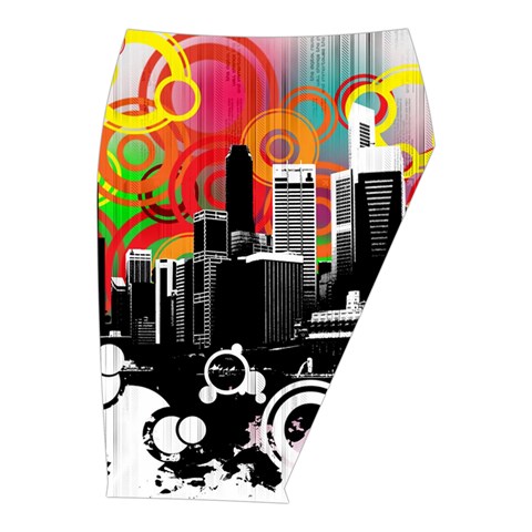 City Town Midi Wrap Pencil Skirt from ArtsNow.com  Front Right 