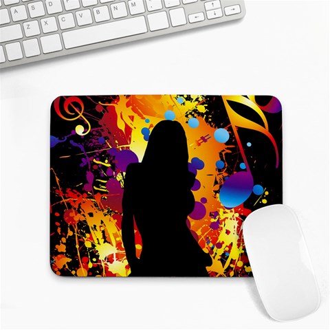 Clap Girl Small Mousepad from ArtsNow.com Front