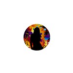 Clap Girl 1  Mini Button