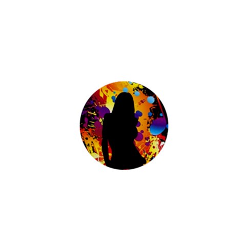 Clap Girl 1  Mini Magnet from ArtsNow.com Front