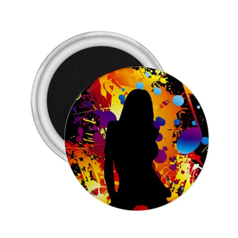 Clap Girl 2.25  Magnet from ArtsNow.com Front