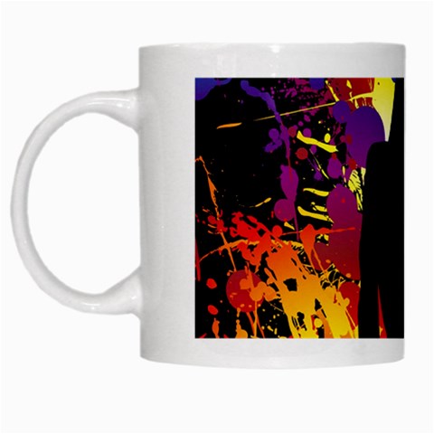 Clap Girl White Mug from ArtsNow.com Left