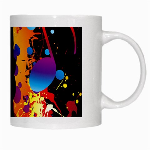 Clap Girl White Mug from ArtsNow.com Right