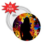 Clap Girl 2.25  Button (10 pack)